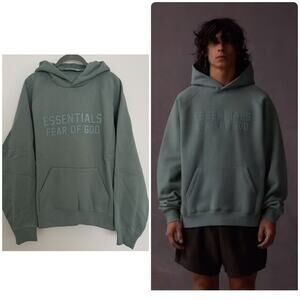 Fear of God Essentials Pull Over Hoodie in Sycamore